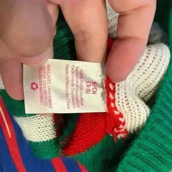 No Boundaries Women's Ugly Christmas Sweater S Reindeer Sequin Holiday - Picture 4 of 6